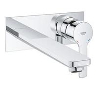 Grohe Lineare mitigeur lavabo 23444001 chromé , Robinet 2 trous, projection 207mm