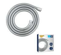 GROHE Flexible tuyau de douche salle de bains VitalioFlex Comfort, tuyau de douche 2000mm, anti-pliures, finition brillante, raccord fileté universel 1/2", chromé, 27173002 (Import Allemagne)