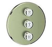 Grohe garniture Grohtherm Smartcontrol 29122EN0 nickel brossé, rond, vanne dissimulée à 3 voies