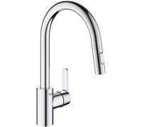 Grohe Obtenez le robinet de cuisine 31484001 chromé , avec bec en C et double jet