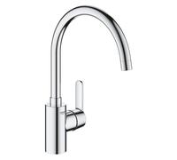 GROHE Robinet de cuisine Get 31494001 – Bec C, rotation 150°, sans plomb, chromé
