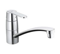 Grohe Get Mitigeur monocommandé pour évier, saillie 226mm, orientable, avec limiteur de course, 32891000