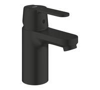 Grohe Get Mitigeur monocommandé pour lavabo, S-Size, saillie 92mm, vidage Push-Open, EcoMode, 235862430, Couleur: Noir mat