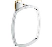 Grohe Grandera anneau chromé serviettes chromé or