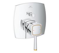 Grohe Grandera Mitigeur baignoire avec inverseur 2 voies chrome/or 24260ig0