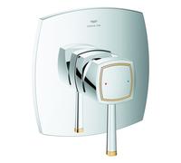 Mitigeur Mural Douche Grohe Grandera à Encastrer Chromé/Or