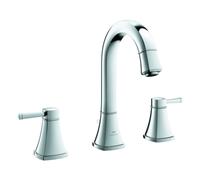 Grohe Grandera robinet de lavabo 3 trous, hauteur 264mm, saillie 157mm, vidage à tirette, 20619000, Couleur: chrome