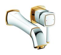 Mitigeur Lavabo Mural Grohe Grandera 2 trous 234mm Chromé/Or