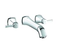 Grohe Grandera robinetterie de lavabo 3 trous, saillie 234mm, montage encastré, 20623000, Couleur: chrome
