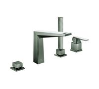 Grohe Grohe Allure Brilliant 4 trous combinaison baignoire P. C. levier avec insert, graphite dur brossé Quantité:1