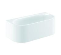 Grohe Grohe Baignoire Essence 180x57,5x85 cm, pré-montée, avec trop-plein, blanc alpin Quantité:1
