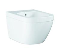Grohe Grohe Bidet mural Euro céramique blanc alpin, 1 trou mitigeur avec trop-plein Quantité:1