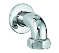 GROHE 12436000 1 1/2 ``x 1 1/4``-Grohtherm spéciale Coude de sortie murale-Thermomètre sans Chrome