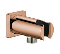 Grohe Grohe Coude mural Rainshower 1/2", avec douchette, rosace carrée, blanc suns Quantité:1