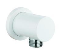 Grohe Grohe Coude mural Rainshower 1/2", rosace ronde, blanc lune Quantité:1