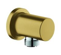 Grohe Rainshower coude de raccordement mural 27057GN0 brossé cool sunrise, rosace ronde, DN 15