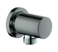 Grohe Grohe Coude mural Rainshower 1/2", rosace ronde, graphite dur Quantité:1
