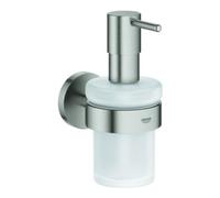 GROHE Distributeur de savon Essentials 40448DC1 Supersteel avec support