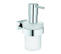 GROHE Distributeur de savon Essentials Cube 40756001 chromé avec support 160 ml