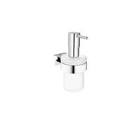 GROHE Distributeur de savon Essentials Cube 40756001 chromé avec support 160 ml