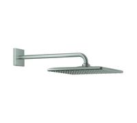 GROHE Bras de douche Rainshower 26564DC0 SuperSteel 42,2 cm, limiteur de débit