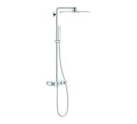 Grohe Grohe Duschsystem Euphoria SmartC 310 Cube D chromé, mit AP-Thermostat, 45 cm schwenkbarer Arm Quantité:1