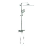 Grohe Grohe Duschsystem Rainshower SmartActive 310 Cube 26837 avec THM supersteel Quantité:1