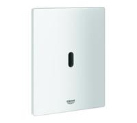 Plaque de Declenchement WC Grohe Tectron Bau E Infrarouge avec Batterie Blanc Alpin