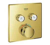 Grohe Grohe Ensemble complet Grohtherm Smartcontrol encastré UP-THM, 2 vannes d'arrêt, angle, C sunrise Quantité:1