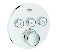 Grohe Grohe Ensemble complet Grohtherm Smartcontrol lune bl., r., encastré, 3 vannes d'arrêt Quantité:1
