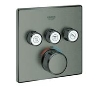Grohe Grohe Ensemble complet Grohtherm Smartcontrol mitigeur h poignée encastré, angle, UP-THM, 3 vannes d'arrêt Quantité:1