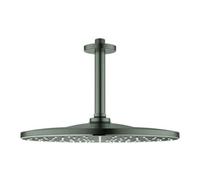 Grohe Grohe Ensemble de douche tête Rainshower Mono 310 mm, sortie plafond 14,2 cm, graphit brossé Quantité:1