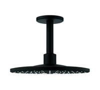 Grohe Rainshower SmartActive set de douche de tête 22124KF0 2 jets, sortie plafond 142 mm, noir fantôme, 310 22124