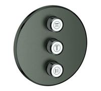 Grohe Grohe Ensemble prêt à poser Grohtherm Smartcontrol hd graphite mat, rond, valve encastrée 3 voies Quantité:1