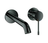 Grohe Grohe Essence Ensemble de montage prêt à l’emploi Mitigeur lavabo encastré UP-2-L, A 18,3 cm, graphite mat Quantité:1