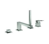 Grohe Grohe Eurocube supersteel Ensemble baignoire 4 trous Quantité:1