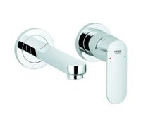 Grohe Grohe Eurosmart Cosmopolitan Ensemble complet Mitigeur lavabo encastré 2 trous, bec 17 cm, chrome Quantité:1