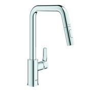 Grohe Grohe Eurosmart Mitigeur évier mono-commande 30619 bec haut douchette double chrome Quantité:1