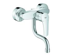 Grohe Grohe Eurosmart Mitigeur monotrou mural pour évier, bec pivotant, portée 149 mm, chrome Quantité:1