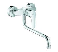 Grohe Grohe Eurosmart Robinet mitigeur mural pour évier, bec pivotant, portée 276 mm, chromé Quantité:1