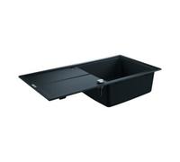 Grohe Grohe Évier encastrable composite K400 60-C 100/50 1.0 rev 100x50 cm, avec trop-plein, 1 bac, gris noir Quantité:1