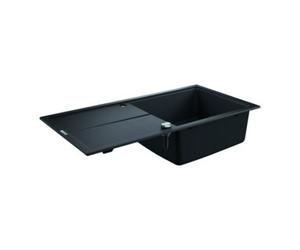 Grohe Grohe Évier encastrable composite K400 60-C 100/50 1.0 rev 100x50 cm, avec trop-plein, 1 bac, gris noir Quantité:1