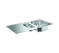 Grohe Grohe Évier encastrable K200 60-S 96,5x50 cm, 1,5 bac, avec égouttoir, inox Quantité:1
