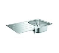 Grohe Éviers - Évier K200 avec garniture de vidage automatique, 860x500 mm, inox brossé 31552SD1