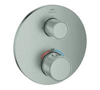Mitigeur Thermostatique Douche Grohe Atrio Private Collection à Encastrer 2 sorties Supersteel
