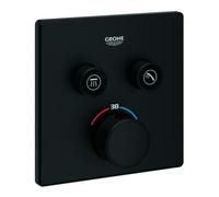 Grohe Grohe Fertigset Grohtherm Smartcontrol encastré UP-THM, 2 vannes d'arrêt, angle, bleu phantom Quantité:1