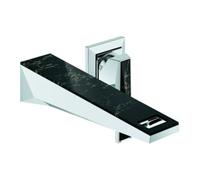 Mitigeur Lavabo Mural Grohe Allure Brilliant Private Collection 2 trous Chrome/Vanilla Noir 29521000
