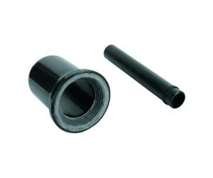 Grohe Grohe Garniture d'alimentation et d'évacuation WC 37104 pour WC mural, manchon d'évacuation 110 mm noir Quantité:1