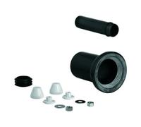 Grohe Grohe Garniture d'évacuation WC, manchette 9 cm, pour WC mural, noir Quantité:1