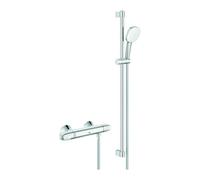 Grohe Grohe Grohtherm 1000 Mitigeur thermostatique douche 34824_5 avec ensemble douche 900 mm chrome Quantité:1